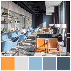 Creating Welcoming Hotel and Retaurant Spaces Using Colour